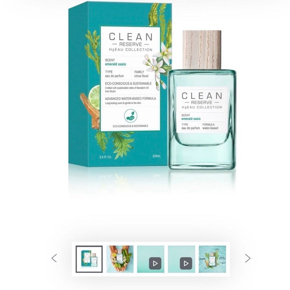 Clean Beauty Emerald Oasis Eau De Parfum, 3.4fl Oz, FACTORY SEALED